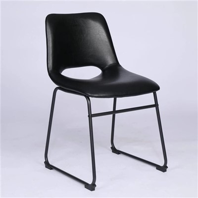 Kerusi Makan Pu Bingkai Logam